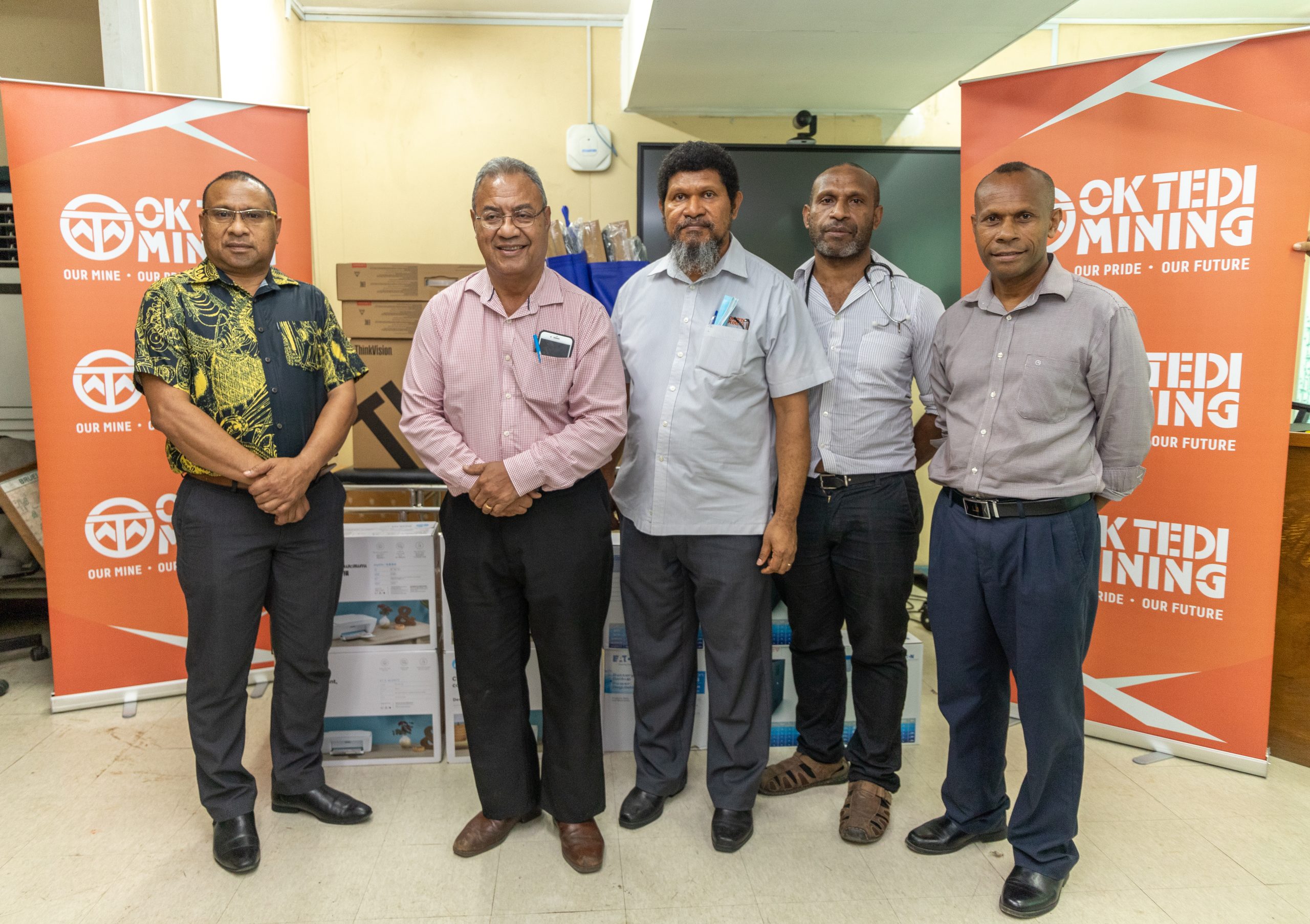 OTML donates office equipment to medical school