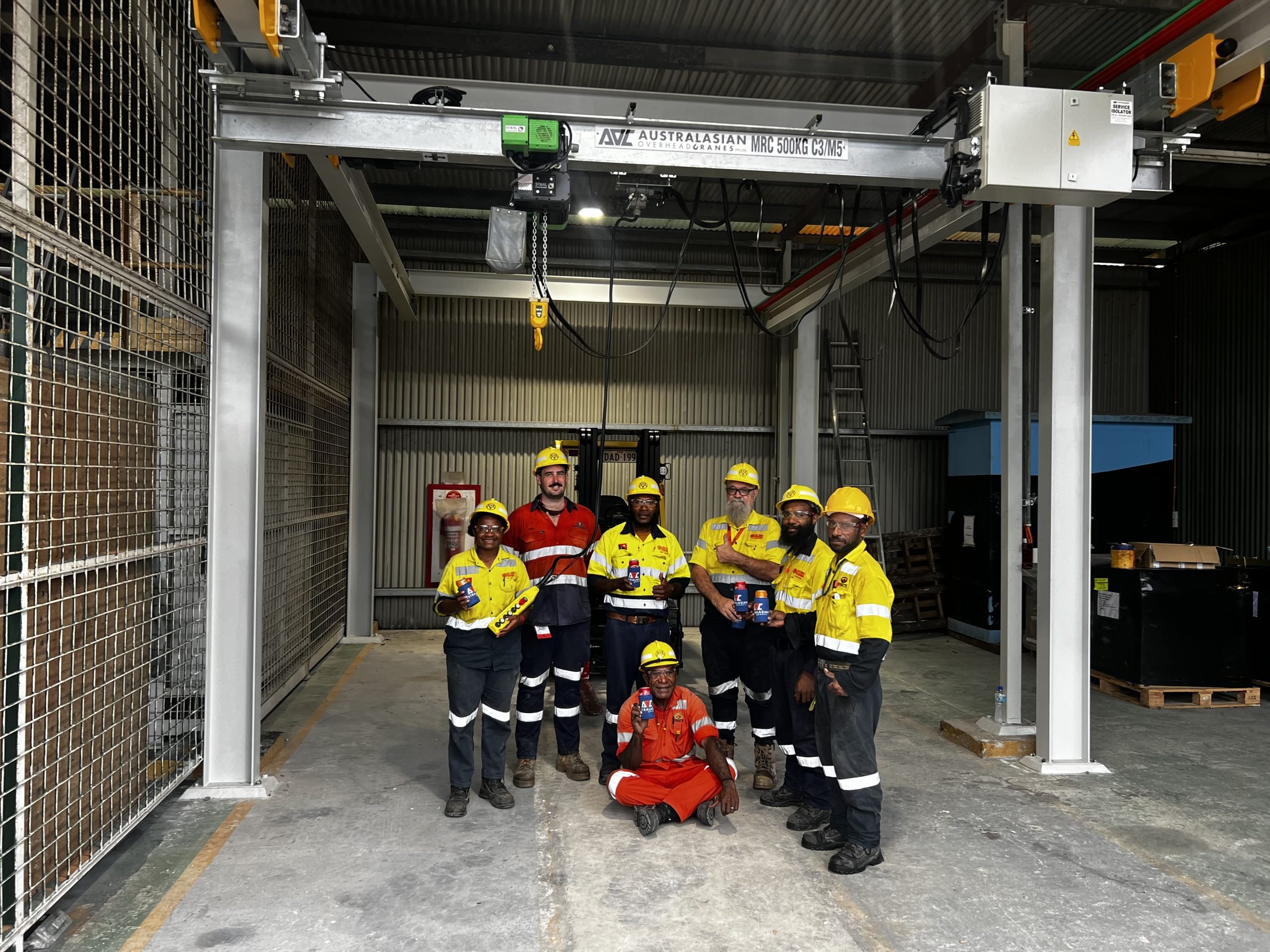 OTML commissions 500kg Overhead Travelling Crane