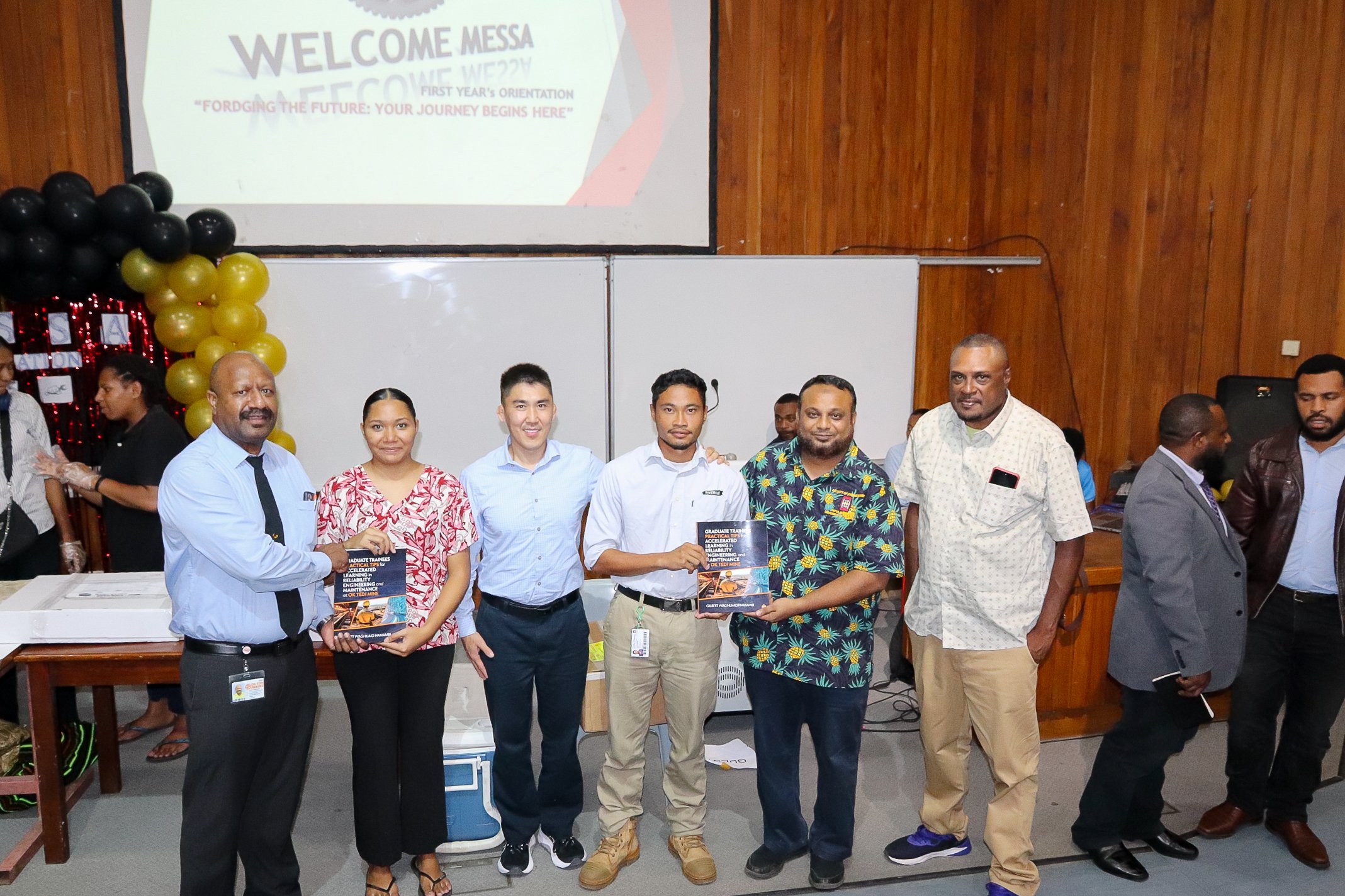 OTML Donates Engineering Books to PNG UoT