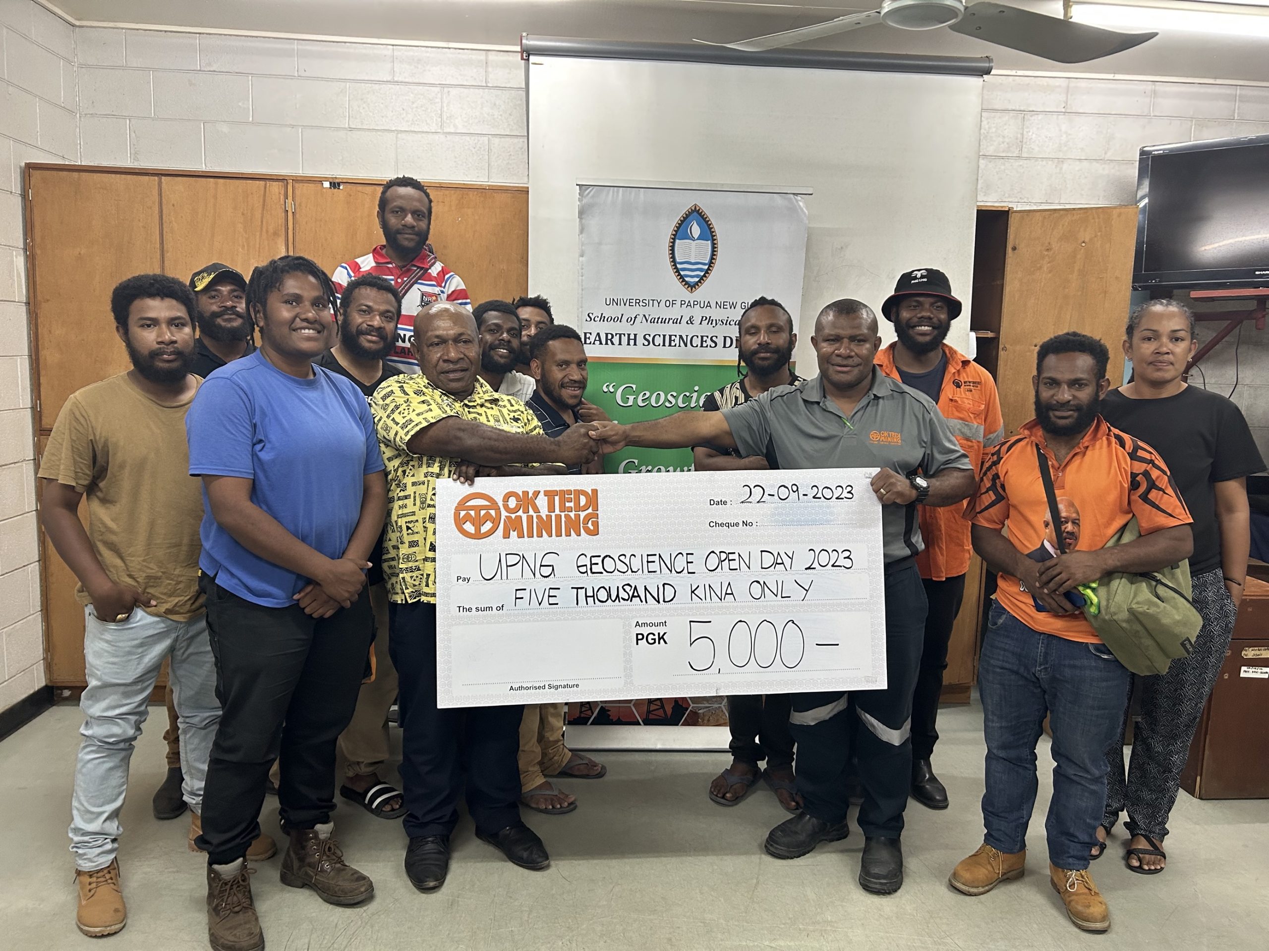 OTML Supports UPNG Geosciences Open Day